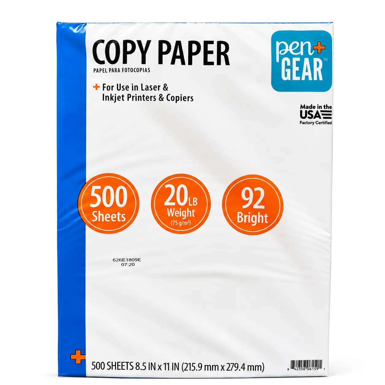 Pen+Gear Copy Paper, 500 Sheets by Pen+Gear